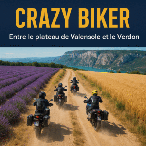 Crazy biker trail experience raid offroad provence valensole verdon lavande paca