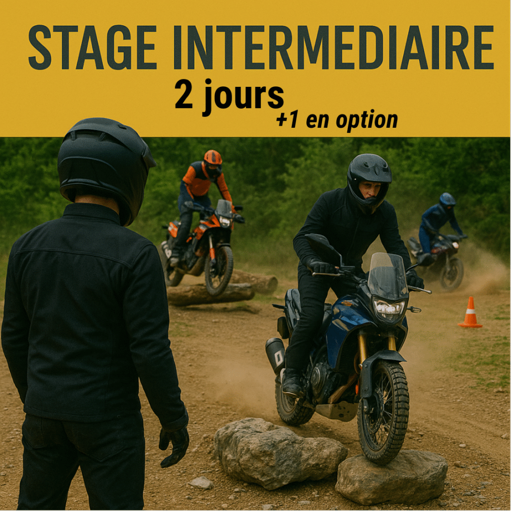 Crazy biker trail experience stage offroad intermédiaire niveau 3