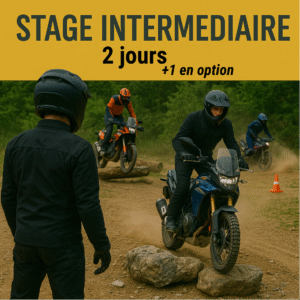 Crazy biker trail experience stage offroad intermédiaire niveau 3