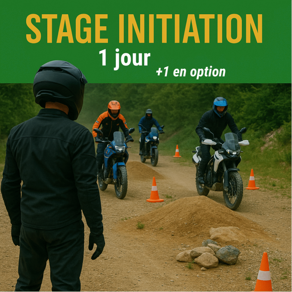 Crazy biker trail experience stage offroad initiation débutant niveau 1 et 2