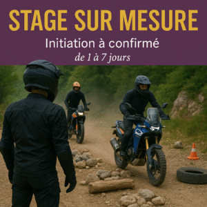 Crazy biker trail experience stage formation trail offroad sur mesure personnalisé