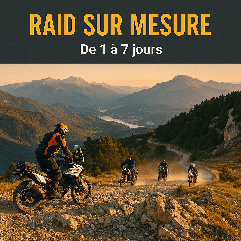 Crazy biker trail experience raid offroad sur mesure