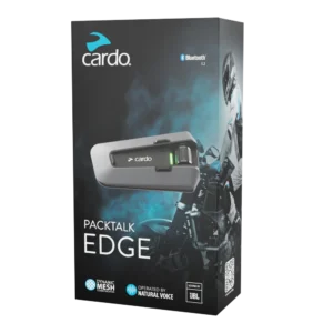 Cardo PACKTALK EDGE – Intercom Moto Haut de Gamme
