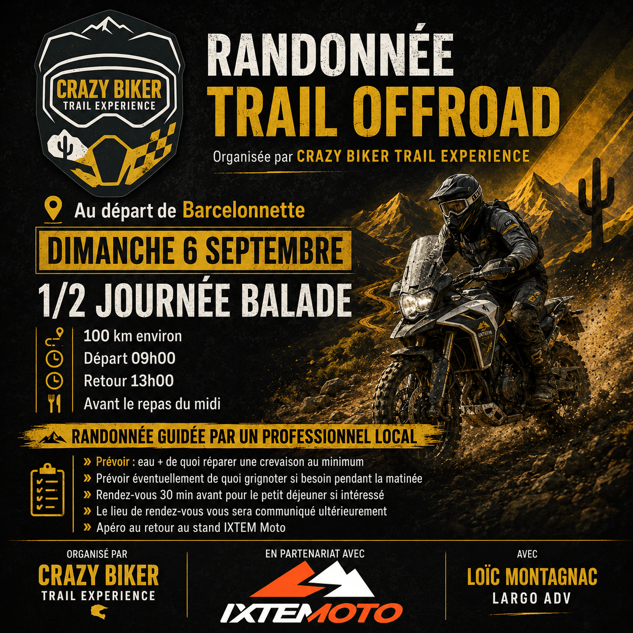 Randonnée guidée avec Ixtem Moto au départ de Barcelonnette – Image 4