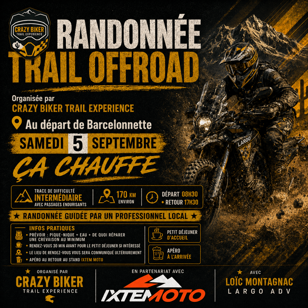Randonnée guidée avec Ixtem Moto au départ de Barcelonnette – Image 3